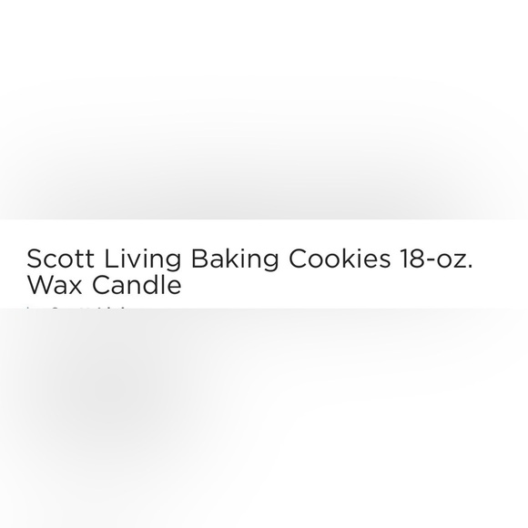 Scott Living Candles “Baking Cookies” NWT 18 ounces each 60 hours burn time - Picture 11 of 12